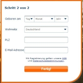 Email-Adresse und Wohnort